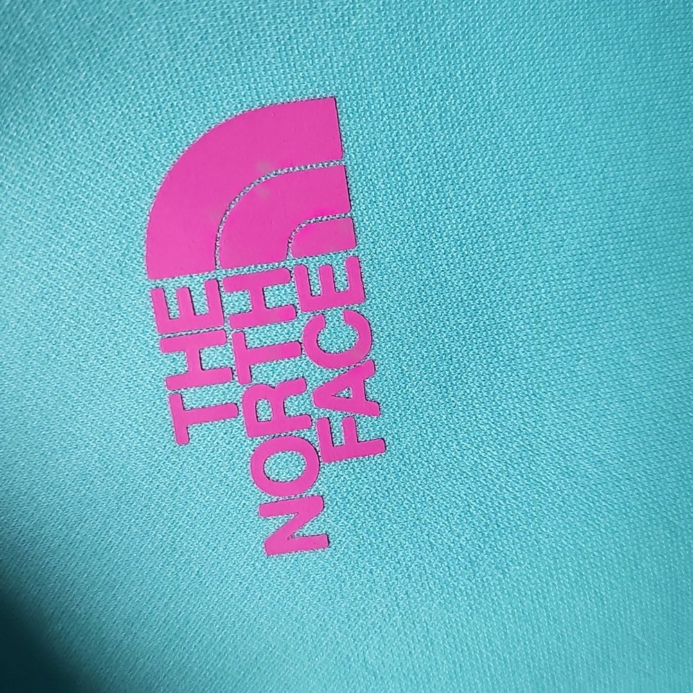 The North Face Turquoise and Magenta Hoodie - Picture 6 of 10